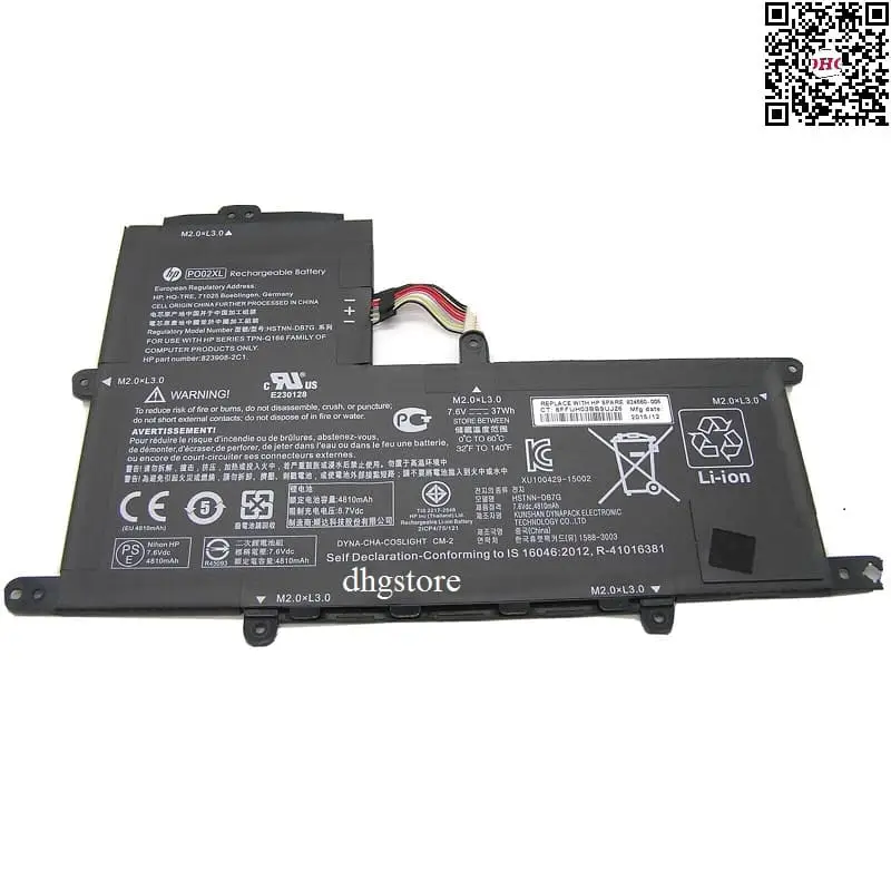 ảnh phóng to đại diện của  Pin laptop HP PO02037XL-PL
