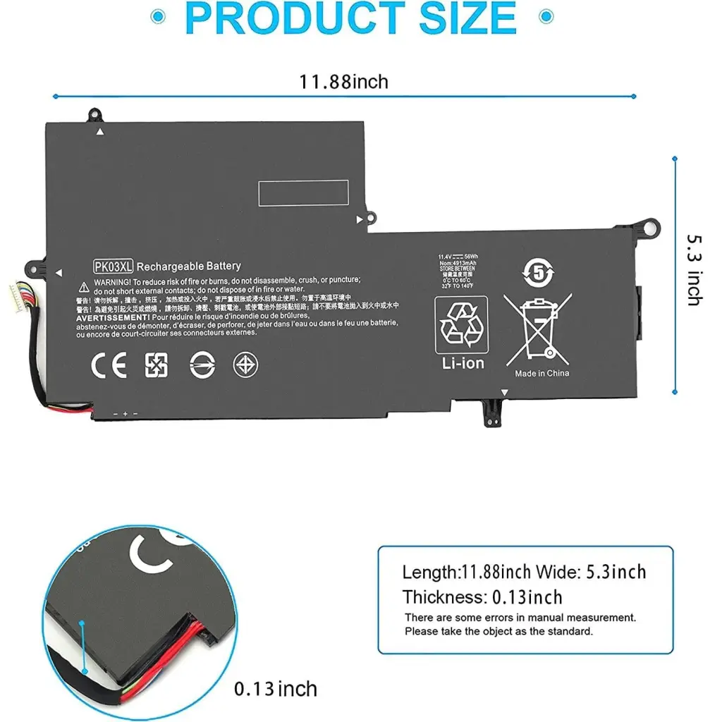 Pin laptop HP Spectre X360 13-4200 13-42XX series