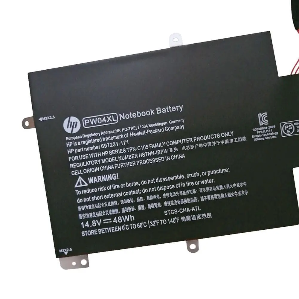 Pin laptop HP Spectre XT TouchSmart Ultrabook 15-4000EA