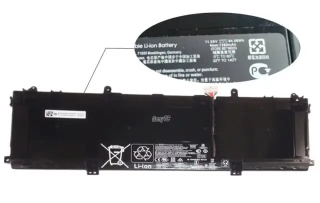 Pin laptop HP Spectre X360 15-DF0025NA