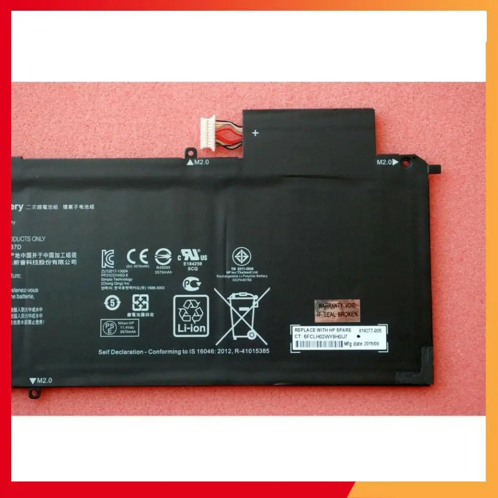 Pin laptop HP Spectre X2 12-A010ND