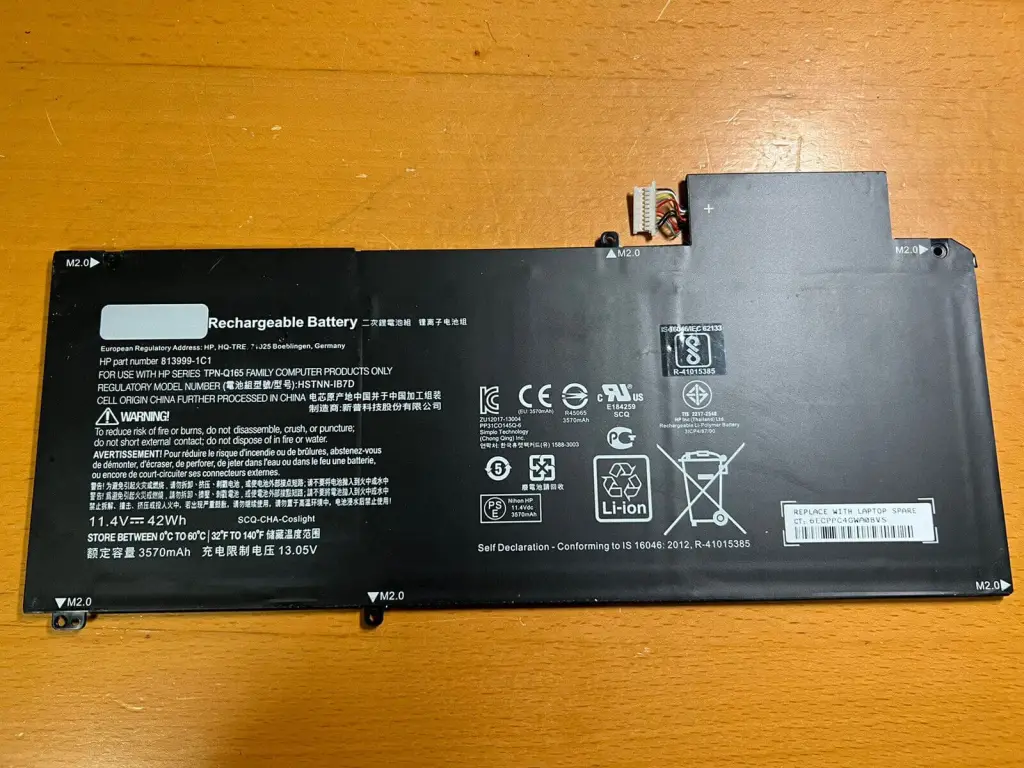  ảnh phóng to thứ   4 của   Pin HP X2 12-A010ND