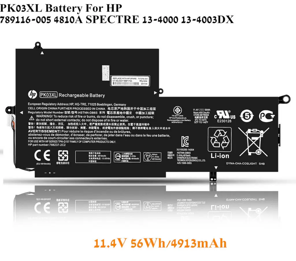  ảnh phóng to thứ   3 của   Pin HP X360 13-4200 13-42XX