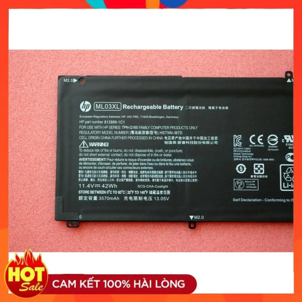 Pin dùng cho laptop HP Spectre X2 12-A010NR