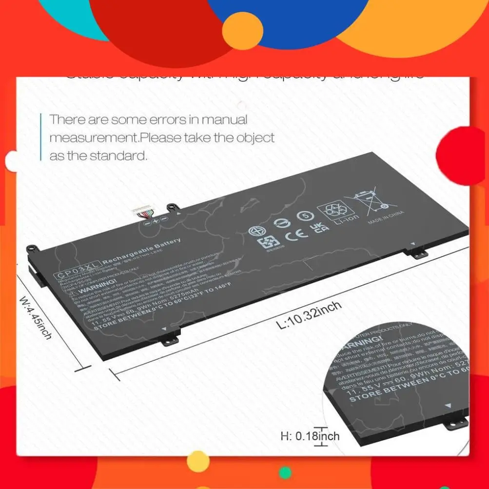Pin laptop HP Spectre X360 13-AE011NF