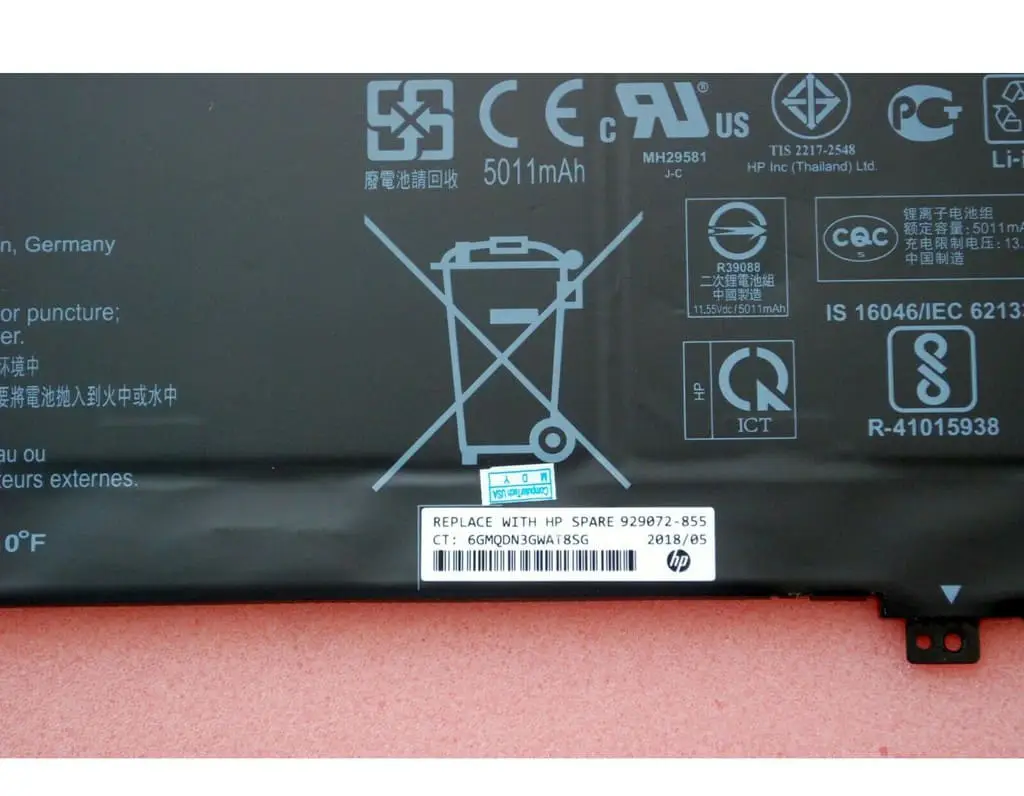 Pin laptop HP Spectre X360 13-AE013UR