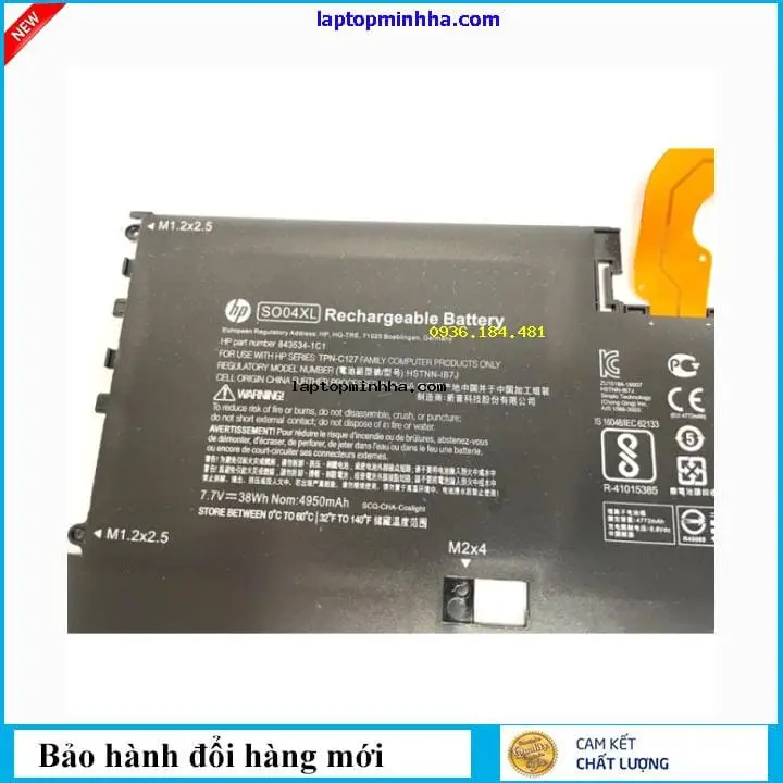 Pin dùng cho laptop HP Spectre 13-V000NA