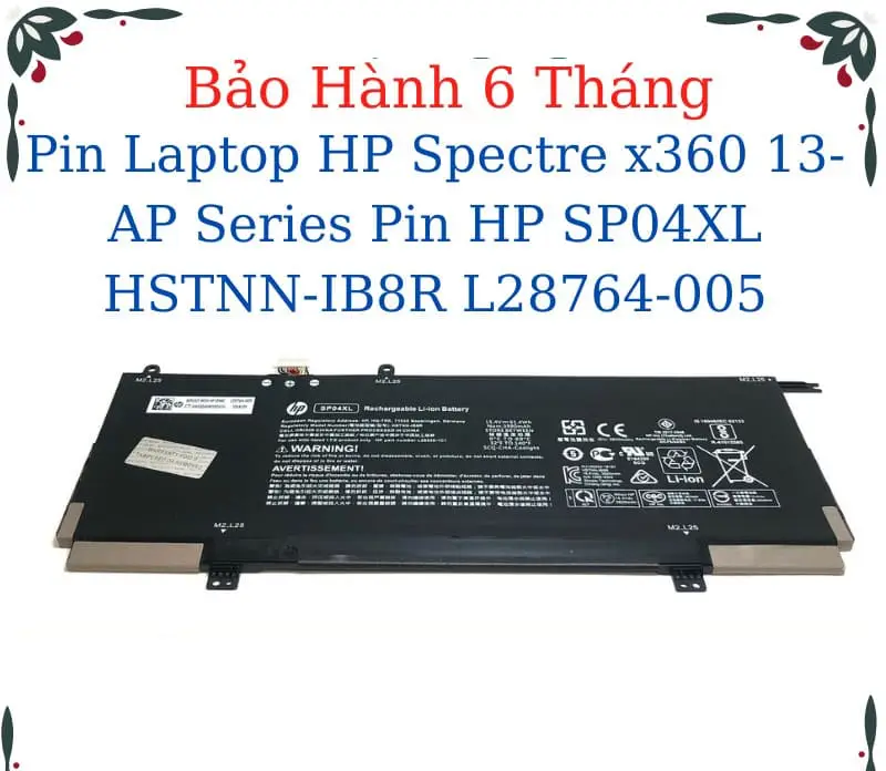 Pin laptop HP Spectre X360 13-AP0012TU
