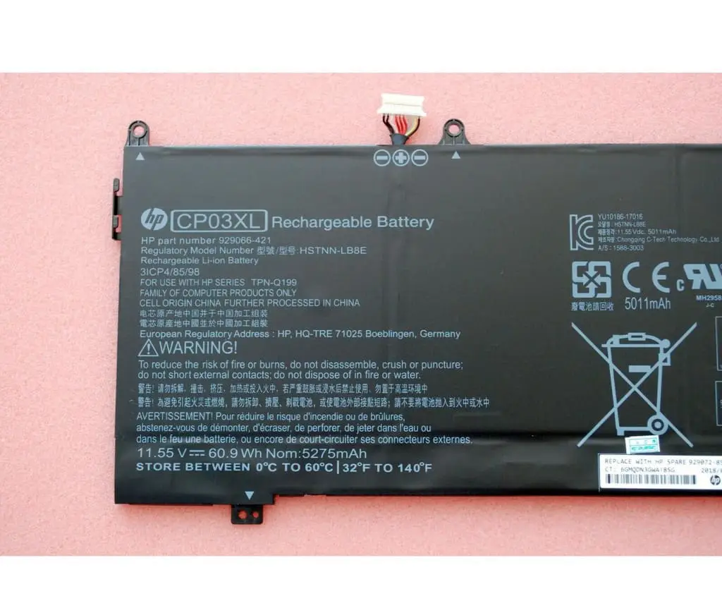 Pin laptop HP TPN-Q199
