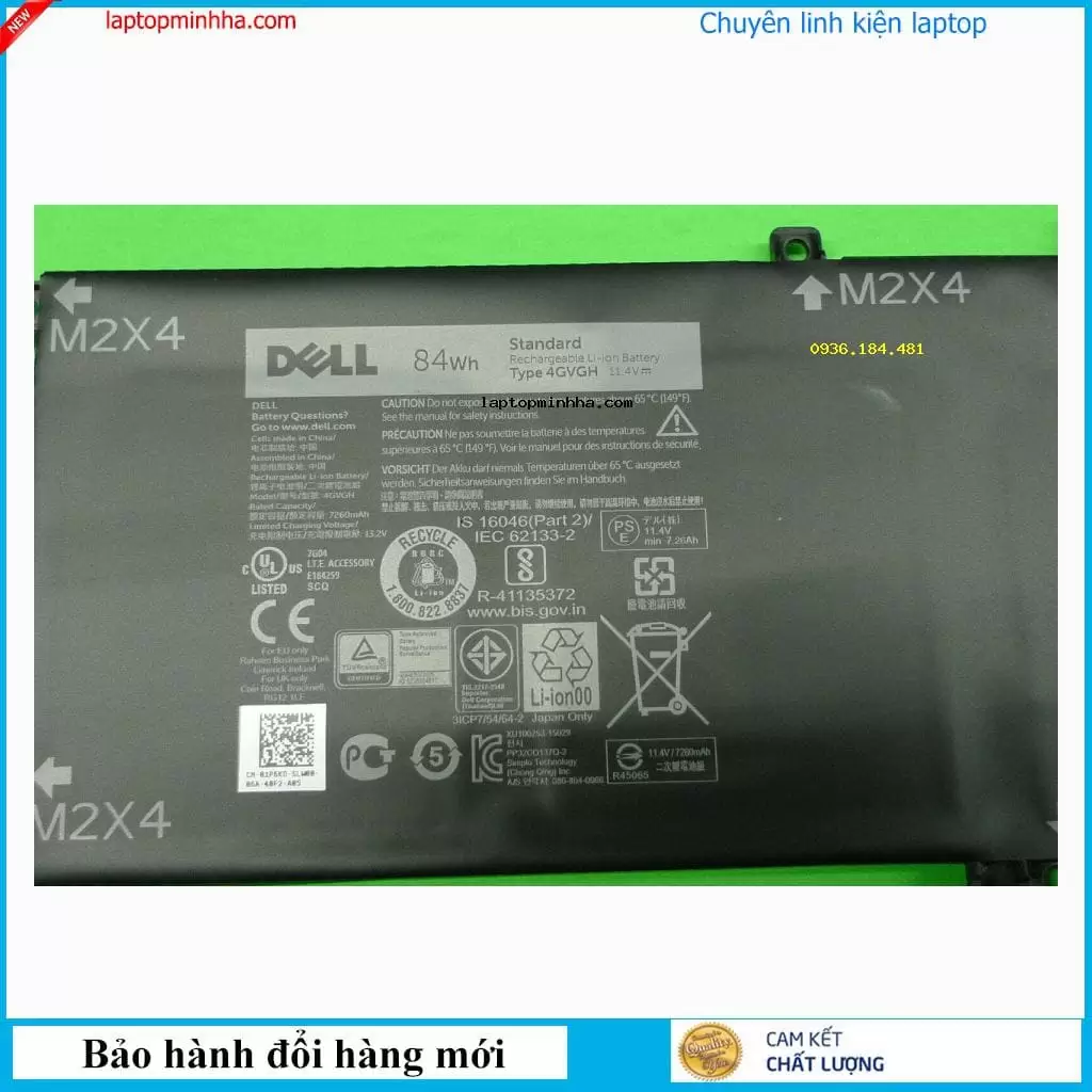 Pin dùng cho laptop Dell XPS 9570 