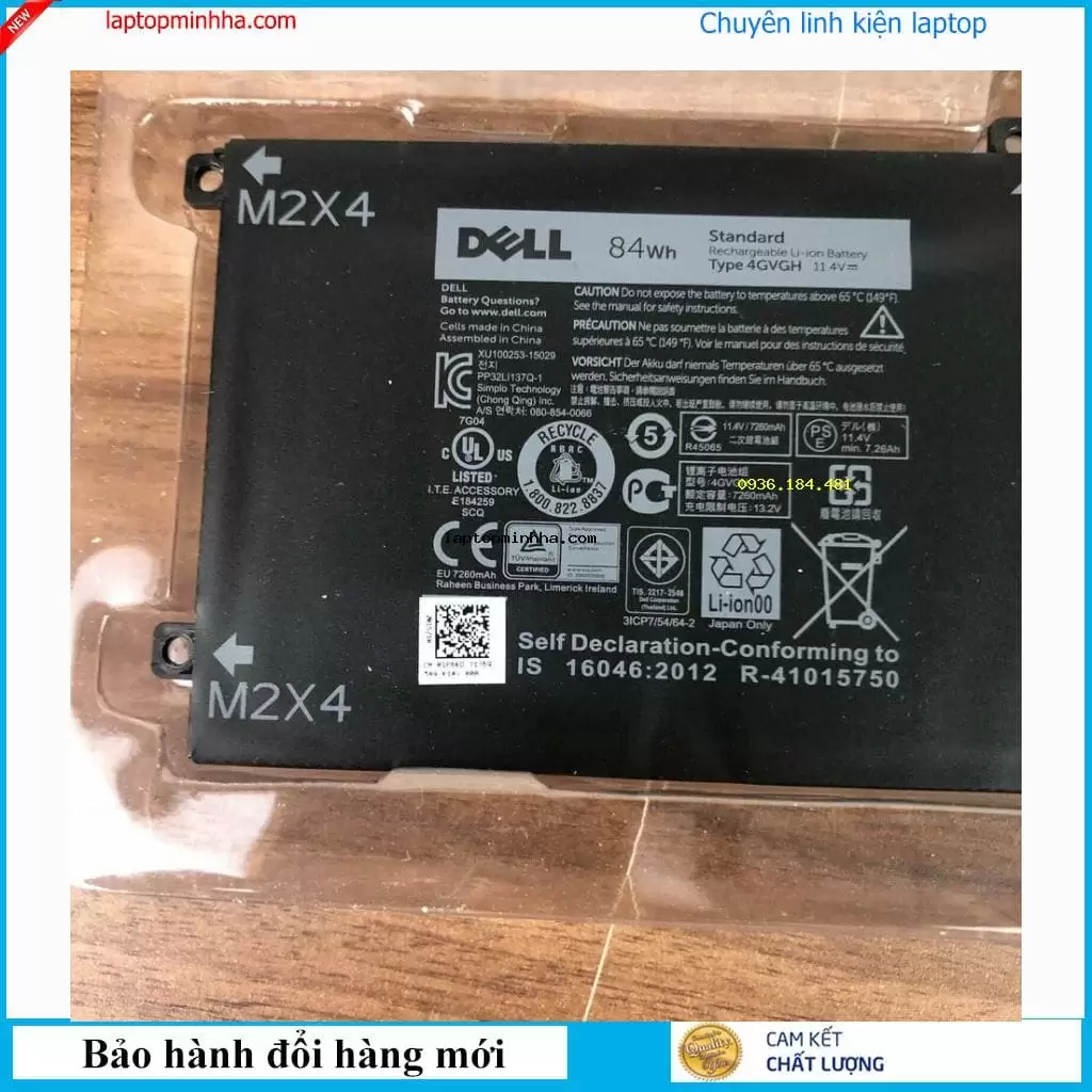 Pin laptop Dell KHCK5