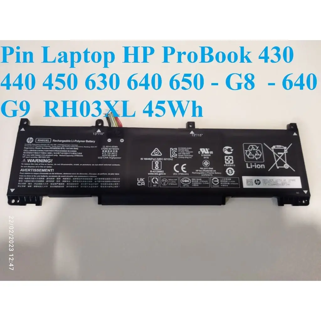 Pin laptop HP ProBook 455 G8