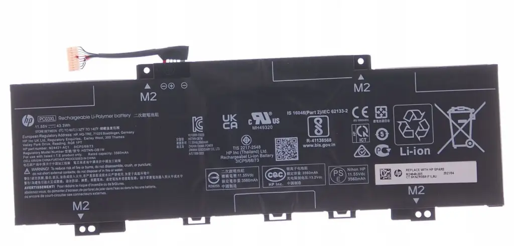 Pin laptop HP M24648-005