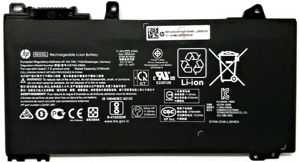 Pin laptop HP ProBook 455 G7