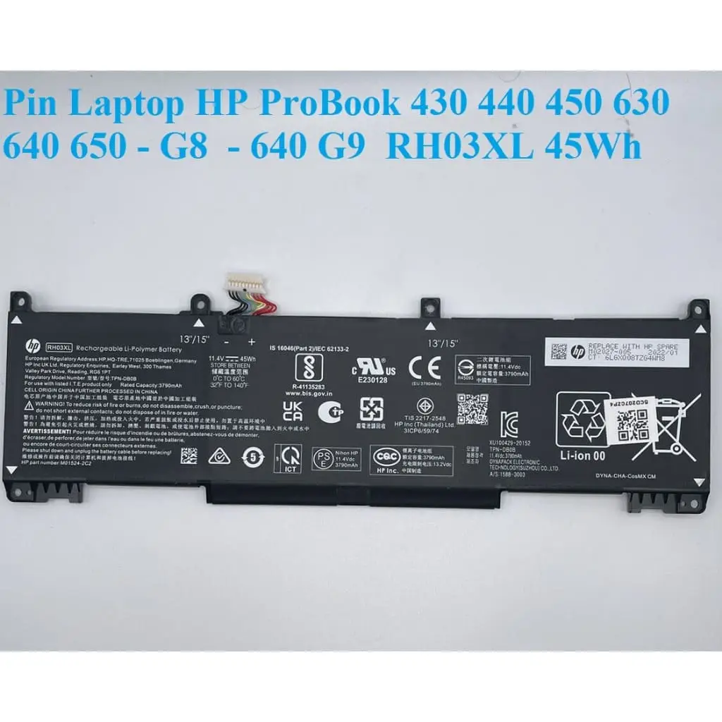 Pin laptop HP M01524-172