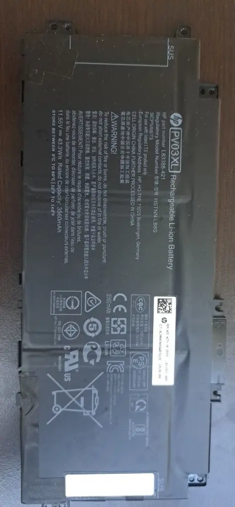 Pin laptop HP Pavilion X360 Convertible 14-DW1020TU