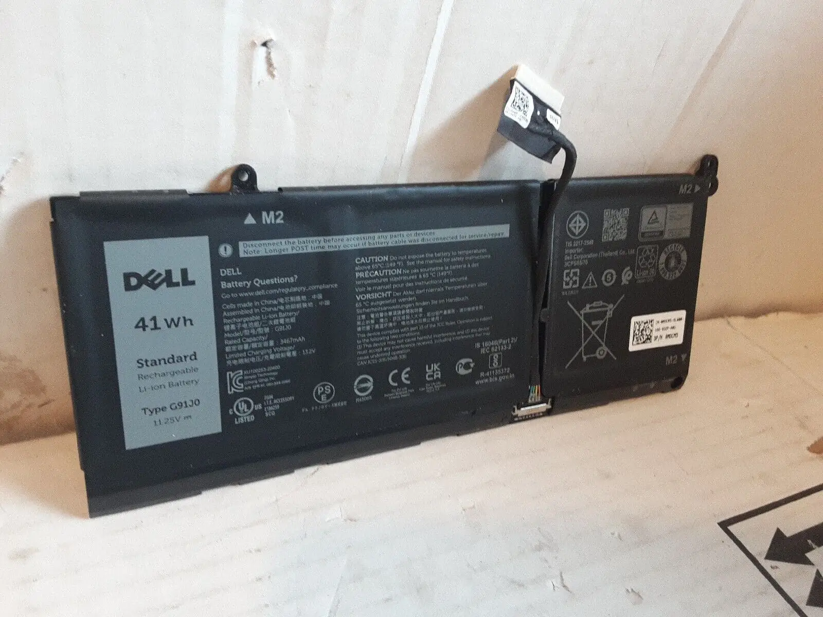 Ảnh pin Dell 2-in-1