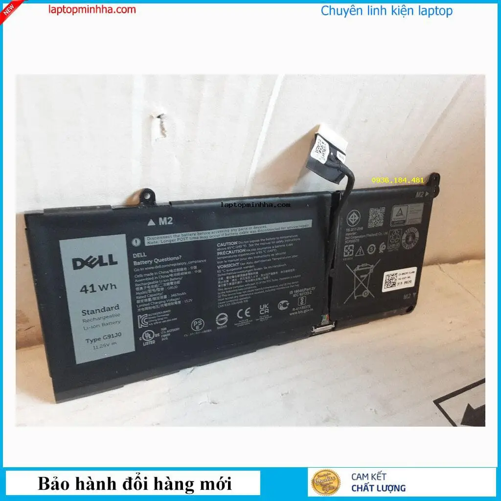 Pin laptop Dell XDY9K 64Wh