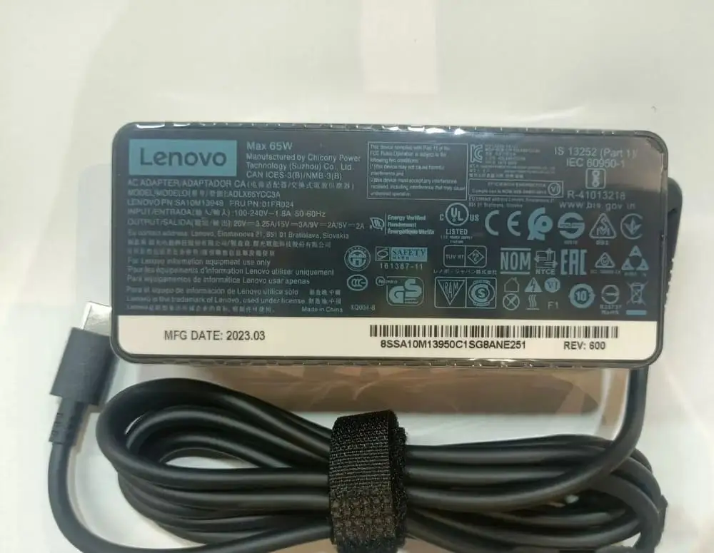 Ảnh sạc Lenovo 82LN