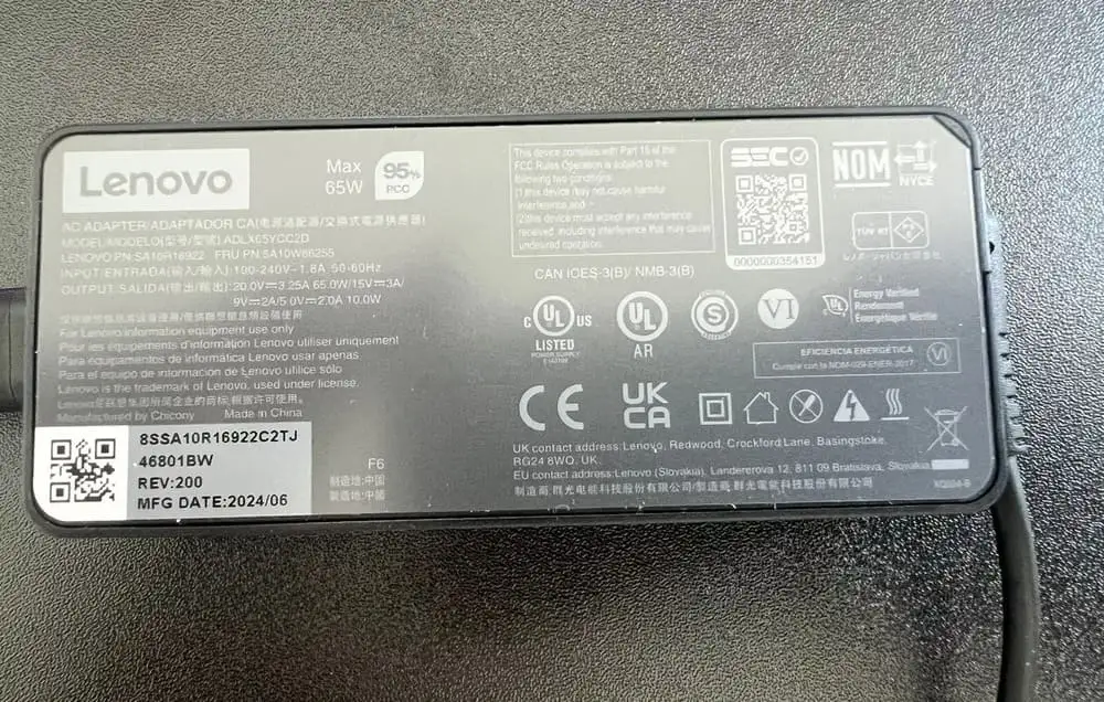 Sạc laptop lenovo 4X20M26268