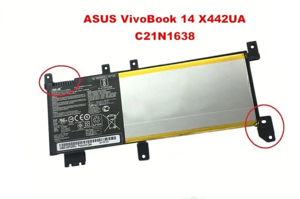 Ảnh pin Asus X442UA