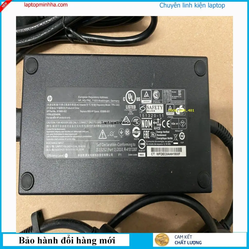 Sạc laptop hp Pavilion 15-bc300