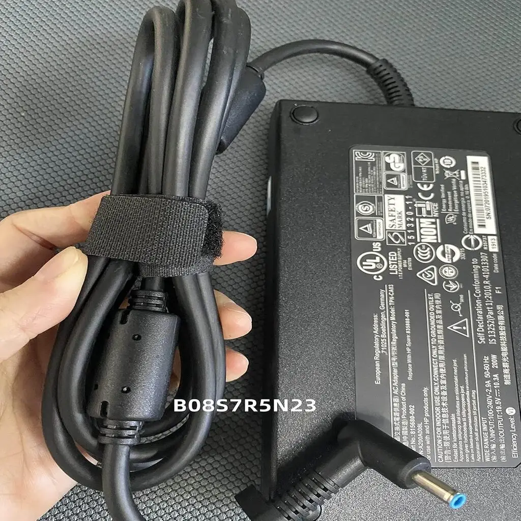 sạc dùng cho laptop hp 19.5v 10.3A chân kim nhỏ