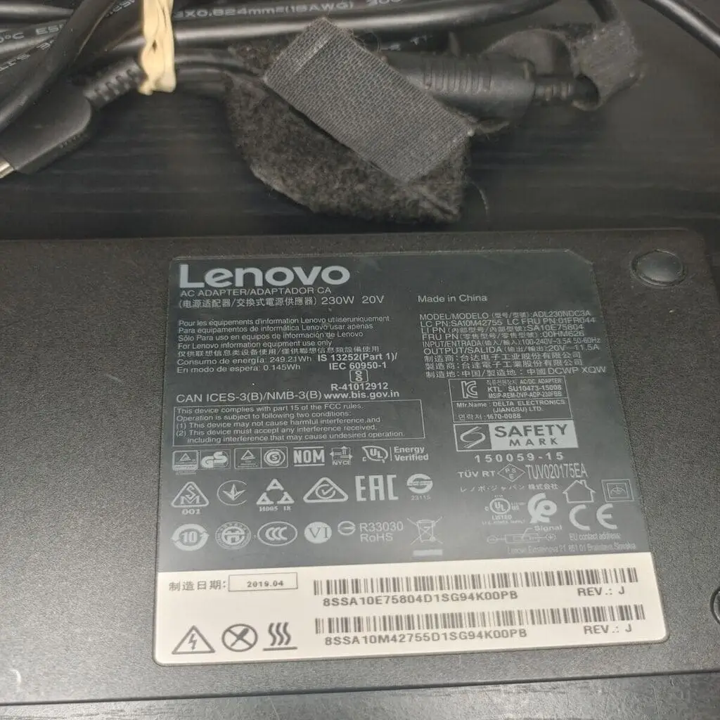 Ảnh sạc Lenovo MT