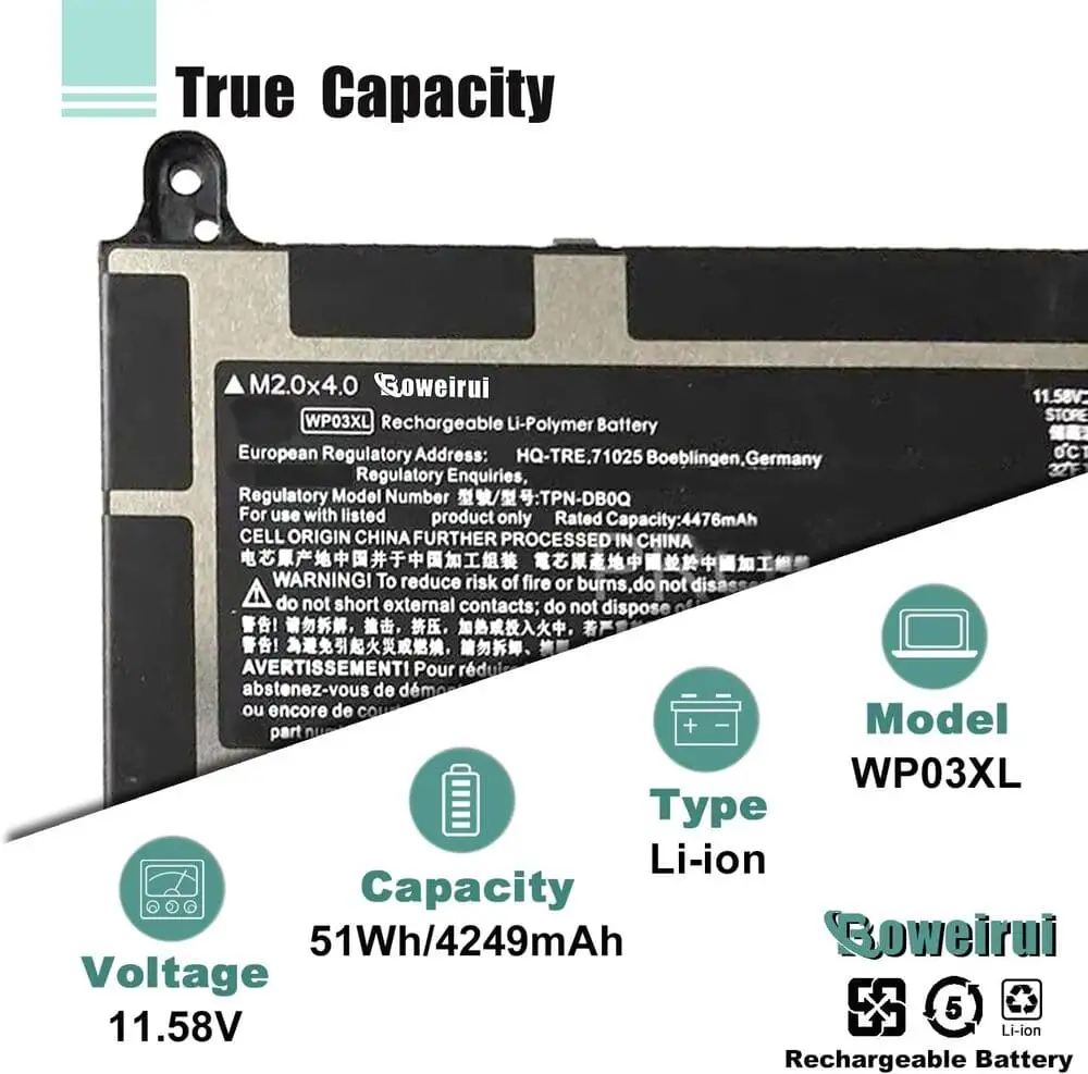 Pin laptop HP TPN-IB0B