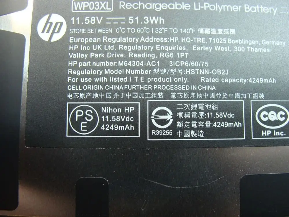 Ảnh pin HP M64304-AC1