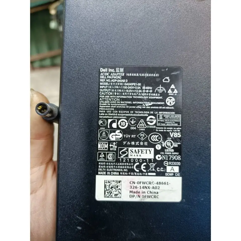 sạc dùng cho laptop Dell Alienware