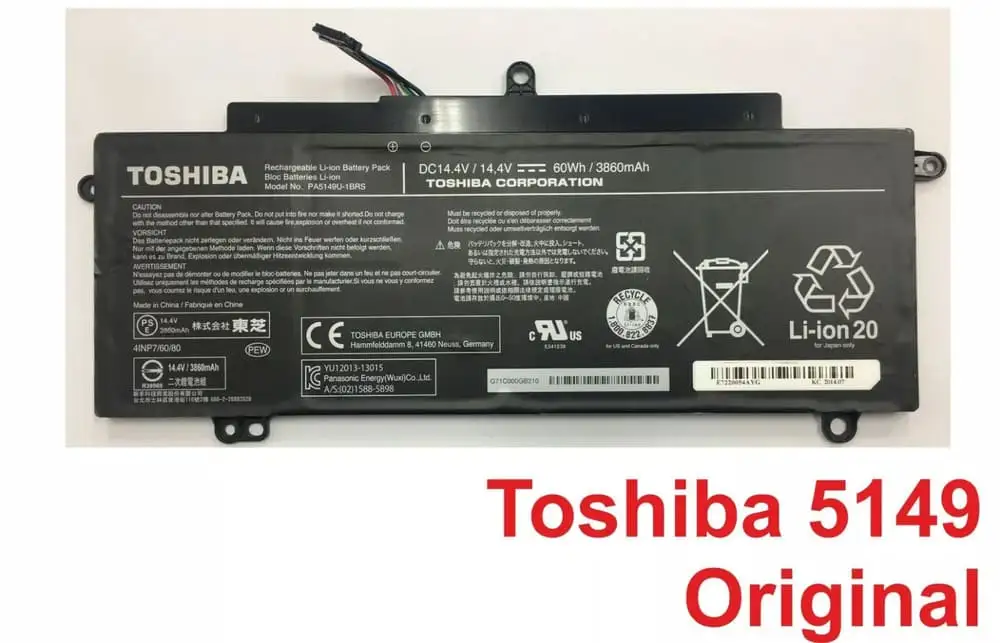 Ảnh pin Toshiba Z50-B