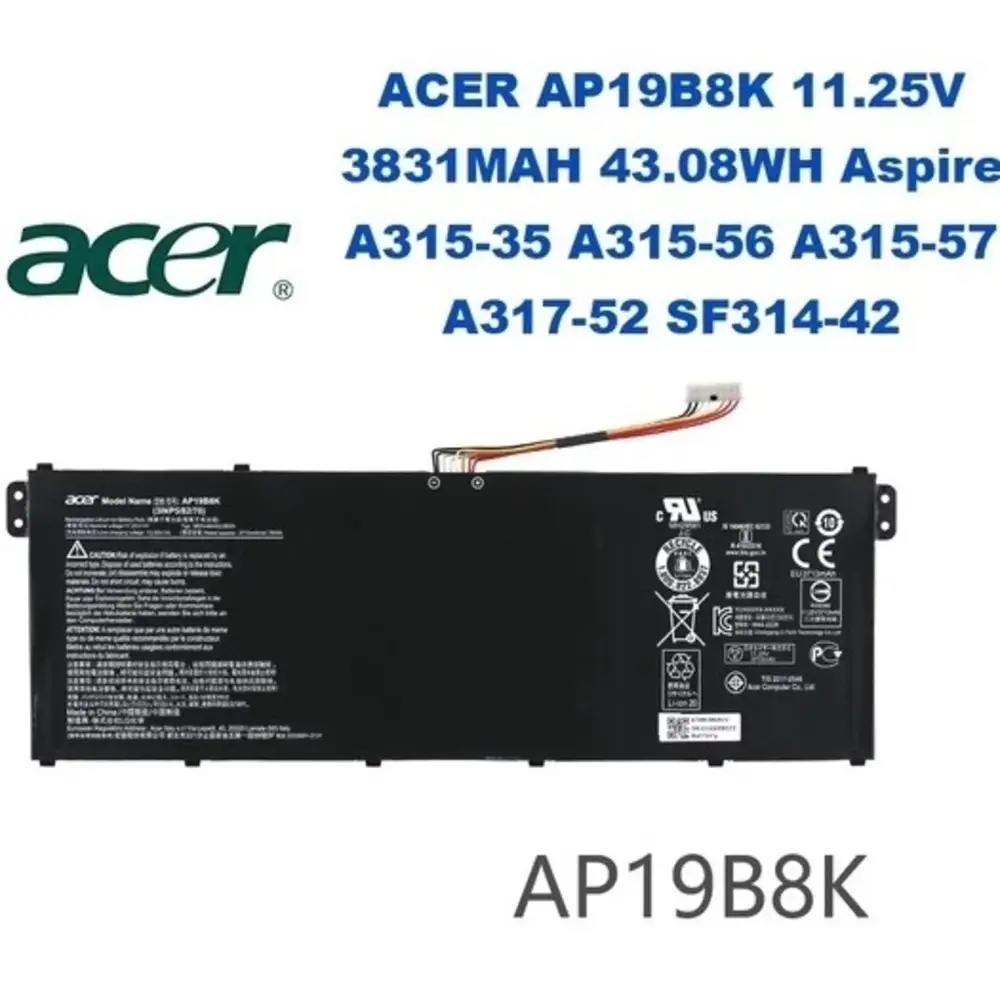 Pin laptop Acer Aspire A515-56