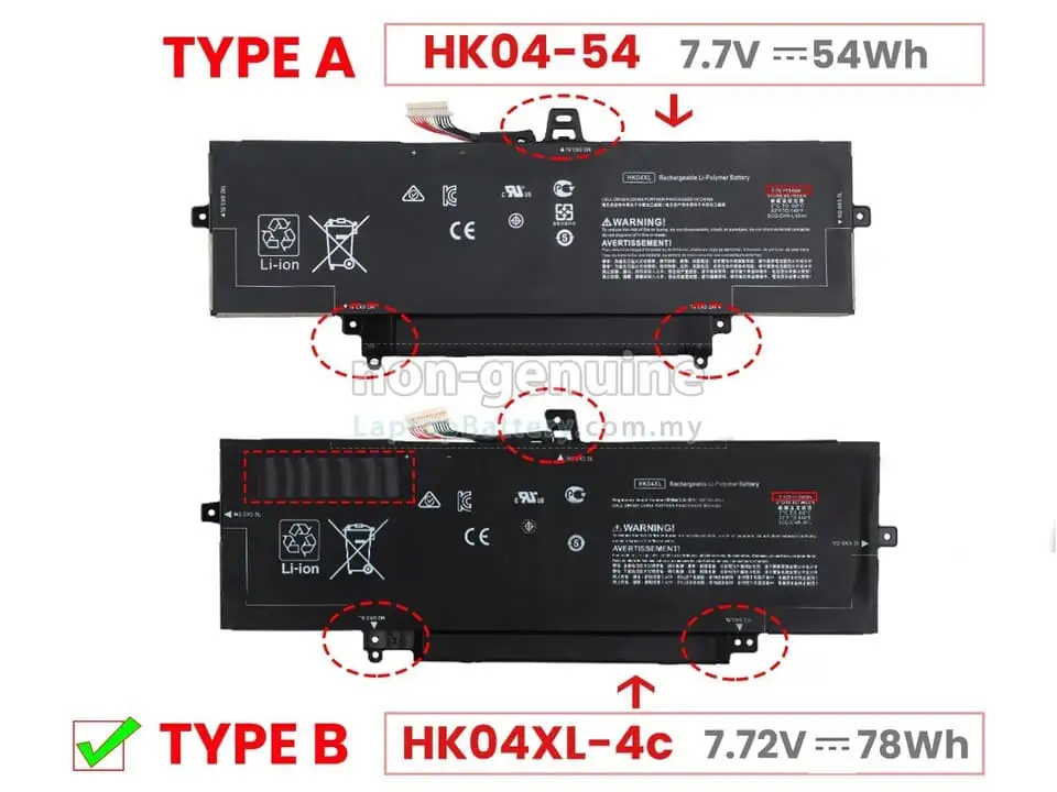 Ảnh pin HP HSTNN-IB9J