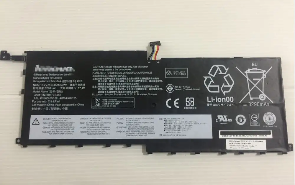 Ảnh pin Lenovo 01AV438