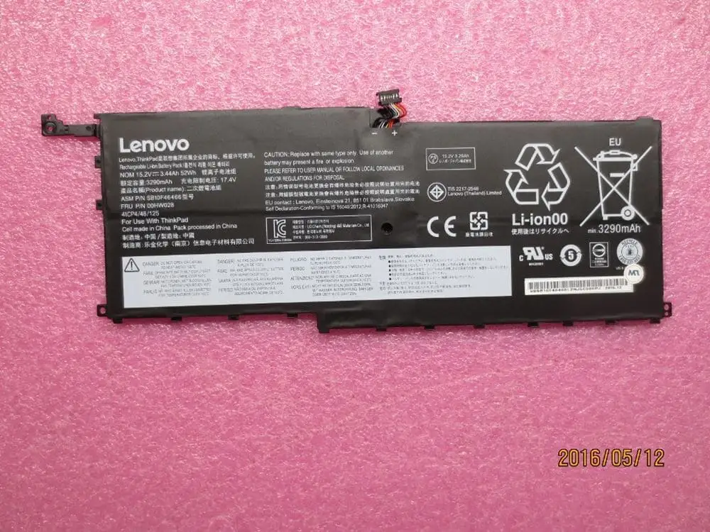 Ảnh pin Lenovo 01AV410