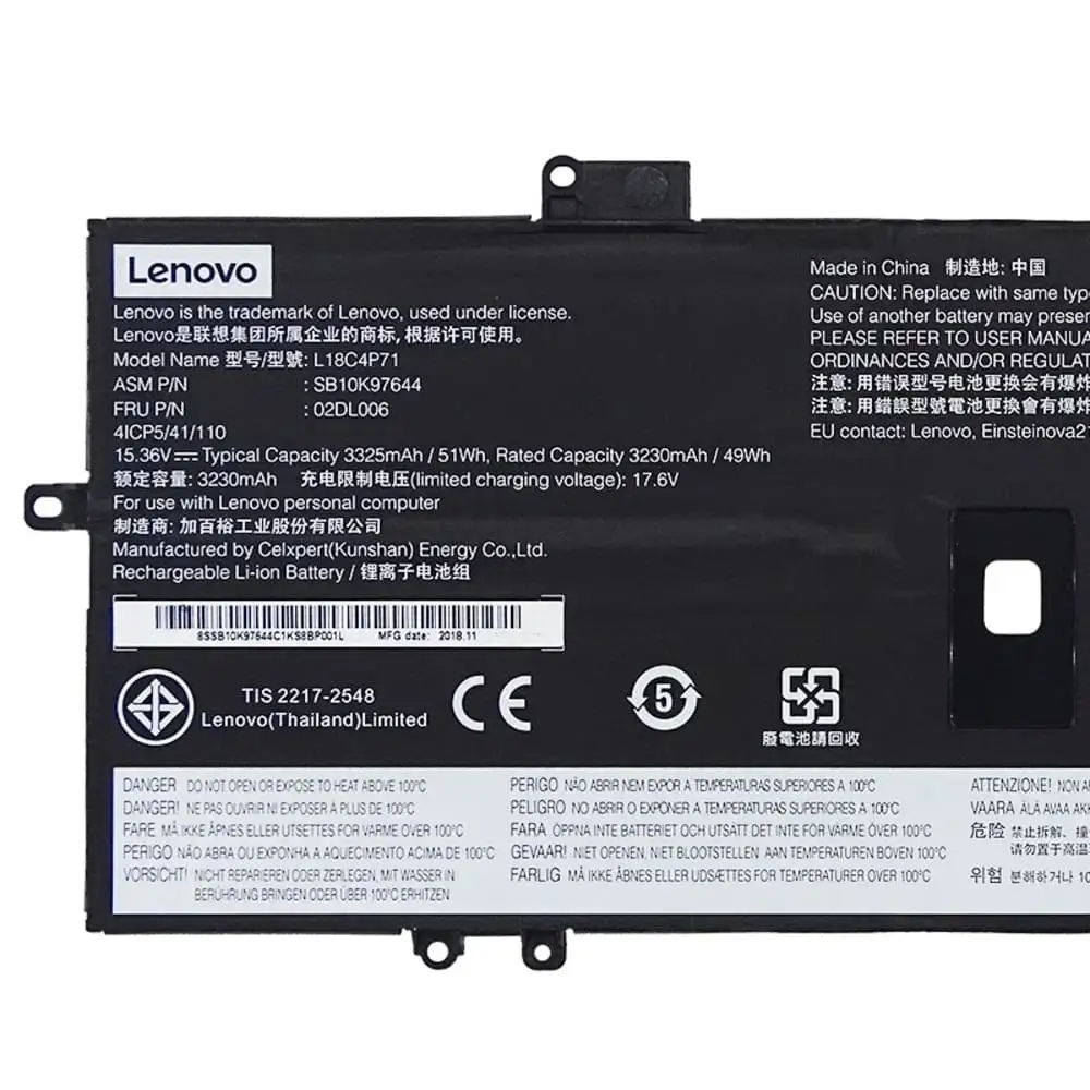 Ảnh pin Lenovo L18L4P72