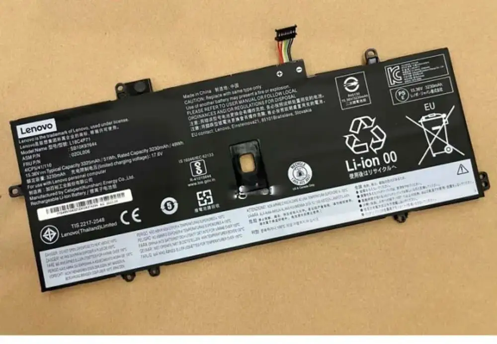 Ảnh pin Lenovo 02DL006