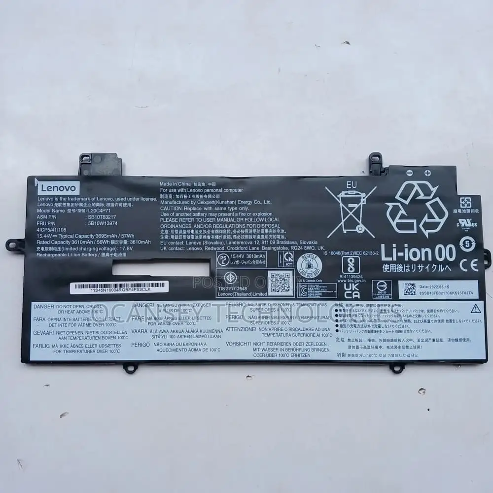 Pin laptop Lenovo 5B10W13973