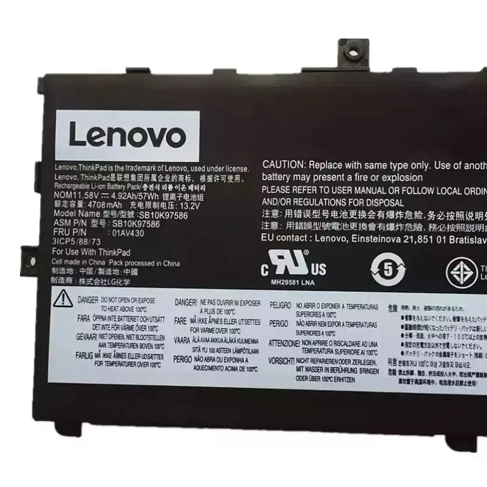 Pin laptop Lenovo SB10K97587