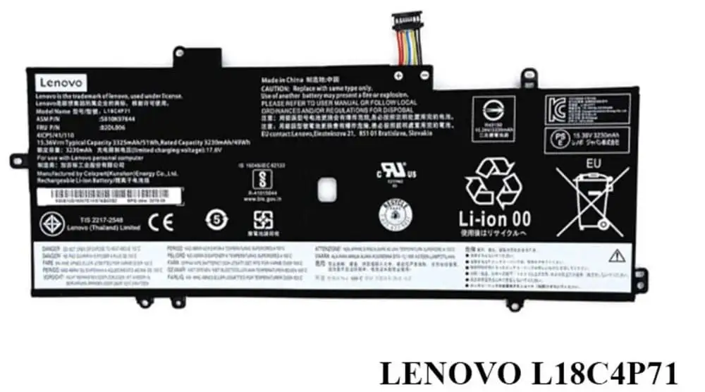 Pin dùng cho laptop Lenovo L18L4P72