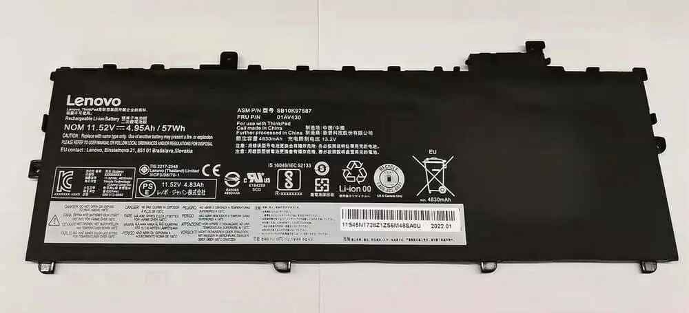 Pin dùng cho laptop Lenovo 01AV431