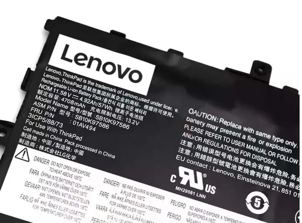 Ảnh pin Lenovo Gen