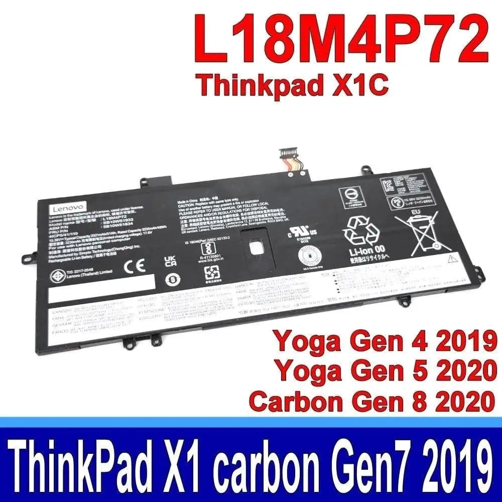 Pin laptop Lenovo X1 carbon gen 8