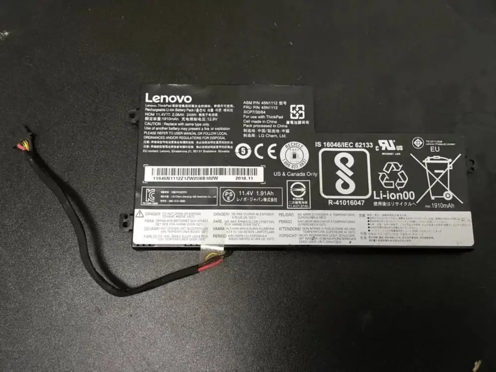 Ảnh pin Lenovo T440