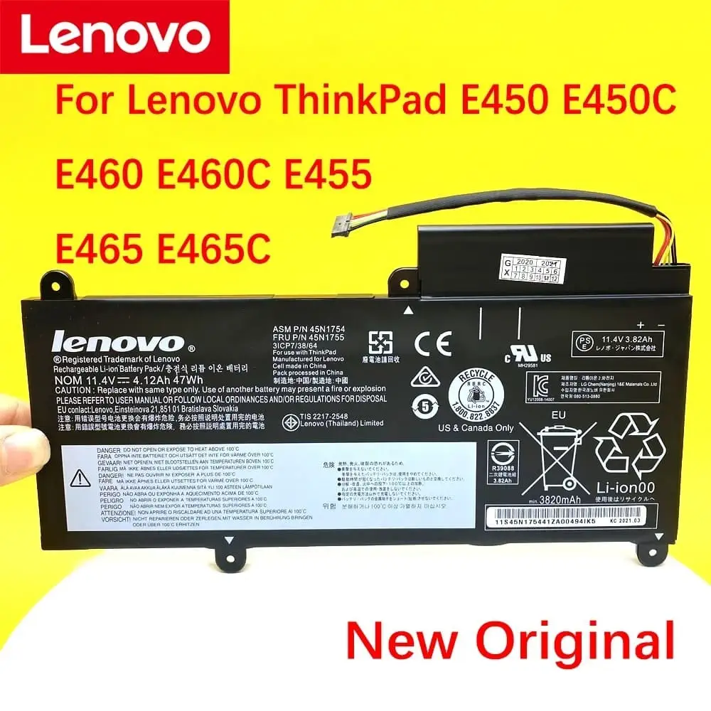 Pin laptop Lenovo ThinkPad E460