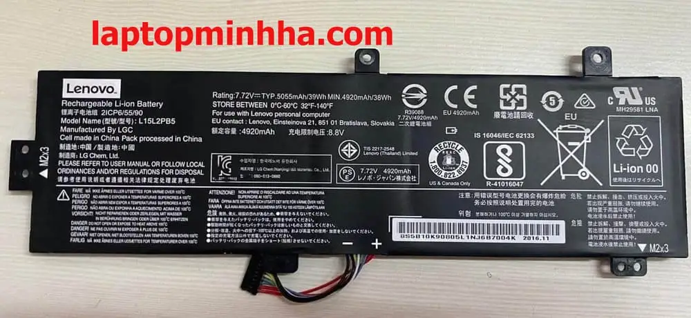 Pin dùng cho laptop Lenovo L15C2PB5