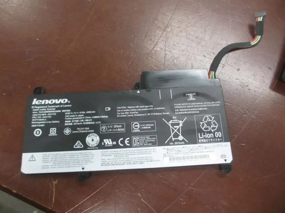 Pin dùng cho laptop Lenovo 45N1756