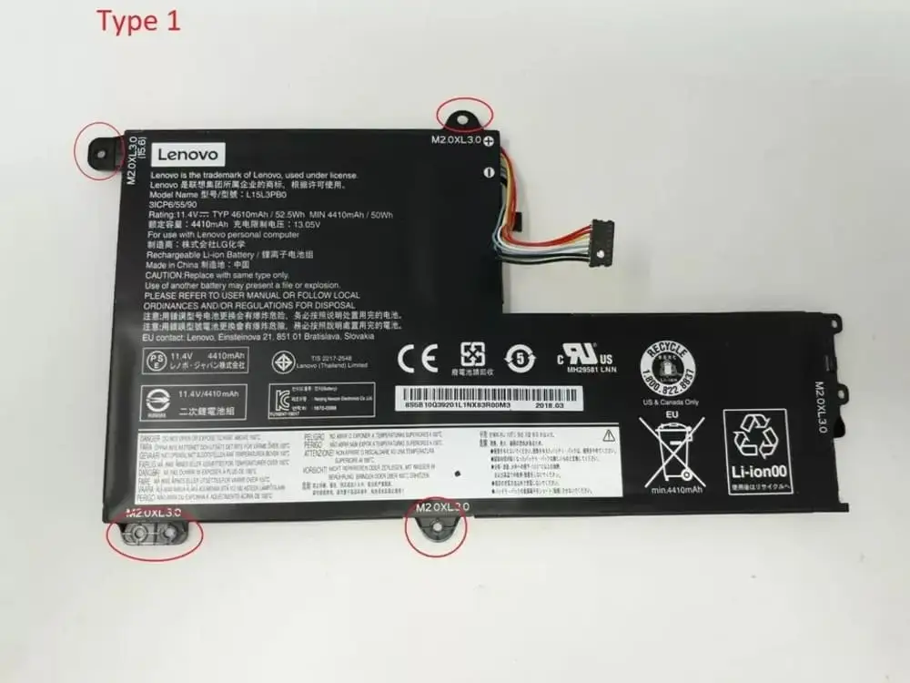 Pin laptop Lenovo 5B10M52817