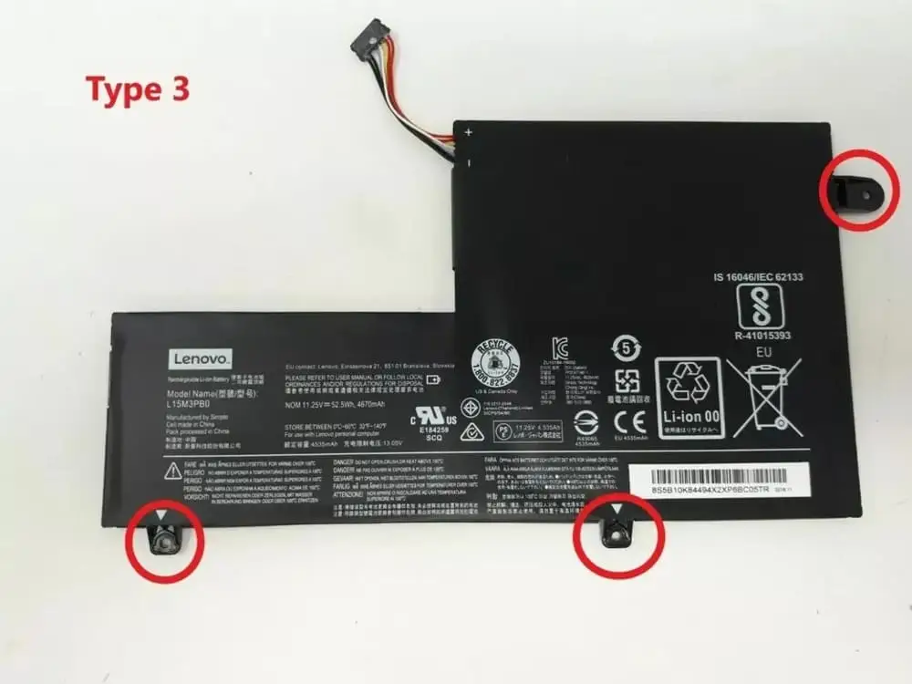 Pin dùng cho laptop Lenovo 5B10G78611